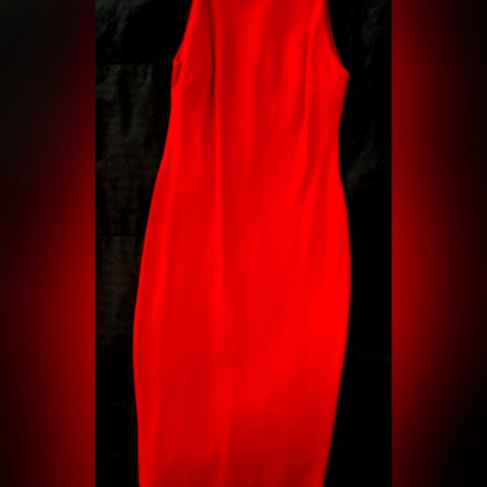Red Slim fit Sleath Dress